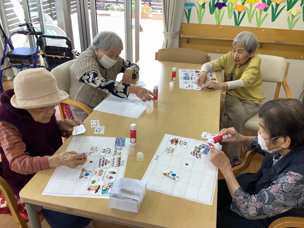 ビンゴゲーム 運動会種目 すずらん便り 笑顔の咲く家 すずらん 愛媛県の小規模多機能型居宅介護 老人ホーム サ高住 デイサービス